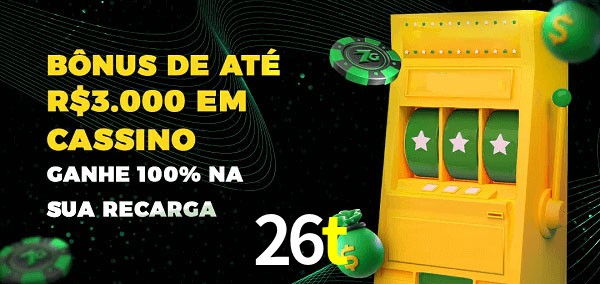 26t melhor bônus de depósito